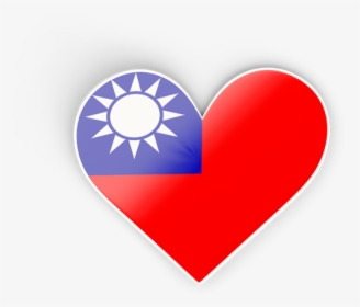 Download Flag Icon Of Taiwan At Png Format - Taiwan Flag Heart Png, Transparent Png, Free Download