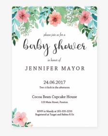 Wedding Invitation Templates Png - Printable Baby Shower Predictions, Transparent Png, Free Download