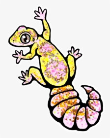 Leopard Gecko Sticker By Sc Monster Roo - Easy To Draw Leopard Gecko, HD Png Download, Free Download