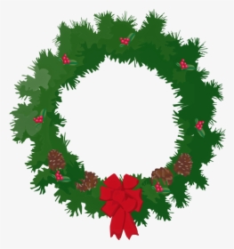 Christmas Wreath Desktop Wallpaper Clip Art, HD Png Download, Free Download