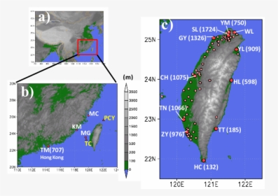 Location Of Taiwan Environmental Protection Administration - Map, HD Png Download, Free Download