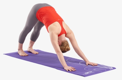 496 Yoga Mat In Use - Yoga On Mat Png, Transparent Png, Free Download