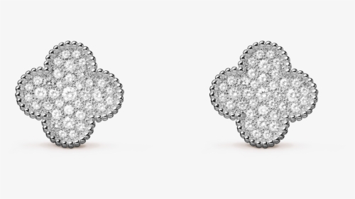 Magic Alhambra Earrings, - Van Cleef & Arpels Diamond Earrings, HD Png Download, Free Download