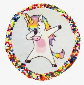 Cartoon Cookie Png - Unicorn Cookie Dabbing, Transparent Png, Free Download