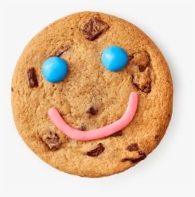 Smile Cookie Being Eaten To Reveal Its Price - Tim Hortons Smile Cookie, HD Png Download, Free Download