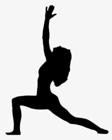 Yoga Pose Silhouette, HD Png Download, Free Download