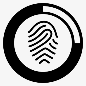Fingerprint Scan Loading - Simple Fingerprint, HD Png Download, Free Download