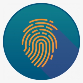 Biometric Fingerprint - Fingerprint Press And Hold Png, Transparent Png, Free Download