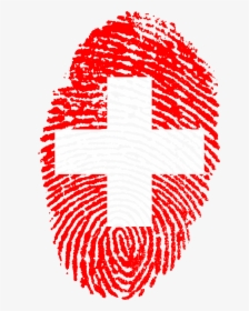 Switzerland Flag Fingerprint Free Photo - Challenges To Digital India, HD Png Download, Free Download