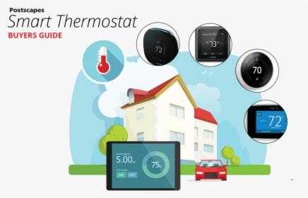 Iot Thermostat Header - Iot Nest Thermostat, HD Png Download, Free Download