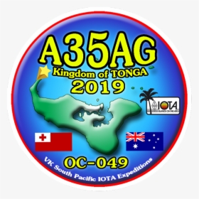 A35jt Dxpedition To Tonga Ag28hw - Label, HD Png Download, Free Download