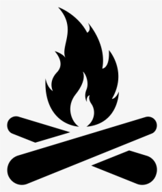 Mousuni Island Campfire - Fire Icon With Logs, HD Png Download, Free Download