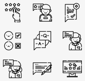 Customer Review - Resume Icons Png, Transparent Png, Free Download