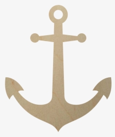 Unfinished Wooden Anchor Shape - Anchor Vector, HD Png Download, Free Download