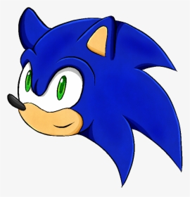Sonic Head Png - Sonic The Hedgehog Cartoon Head, Transparent Png, Free Download