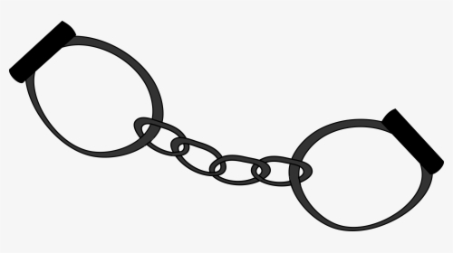 Use These Handcuffs Vector Clipart - Police Hand Lock Png, Transparent Png, Free Download
