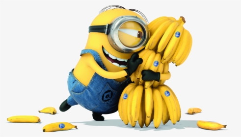 Minion Minions Free Transparent Png - Minions With Banana, Png Download, Free Download