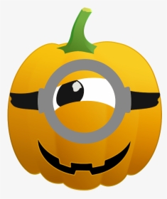 Halloween Pumpkin Minion Png, Transparent Png, Free Download