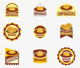 Empanadas Vector Emblems - Logos De Empanadas, HD Png Download, Free Download