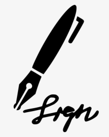 Signature Contract Write Agreement Writing Subscribe - White Publication Icon, HD Png Download, Free Download
