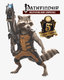 Rocket Raccoon Dnd 5e Pathfinder - Rocket Raccoon Marvel, HD Png Download, Free Download