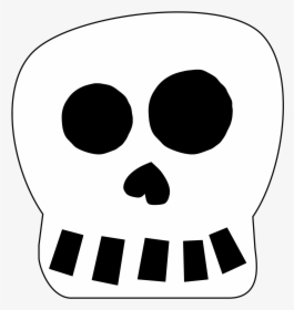 Free Printable Skull Template, HD Png Download, Free Download