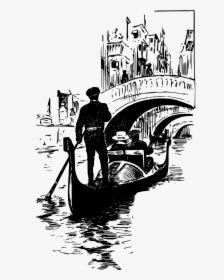 Clipart Gondolier, HD Png Download, Free Download