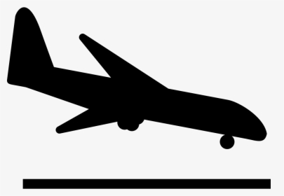 Airplane Aircraft Flight Landing Vector Graphics - Landing Flight Vector Png, Transparent Png, Free Download