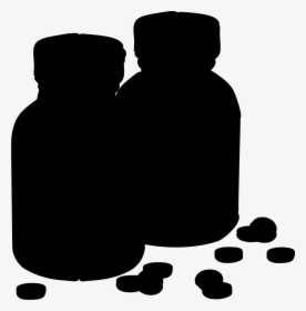 Pharmacy Clipart , Png Download - Drugs Silhouette, Transparent Png, Free Download