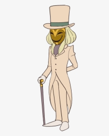 Layton Wiki - Professor Layton Masked Gentleman, HD Png Download, Free Download