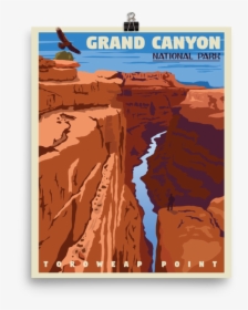 Poster , Png Download - Grand Canyon National Park Vintage Poster, Transparent Png, Free Download