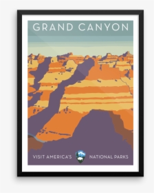 Grand Canyon Print - See America Grand Canyon Print, HD Png Download, Free Download