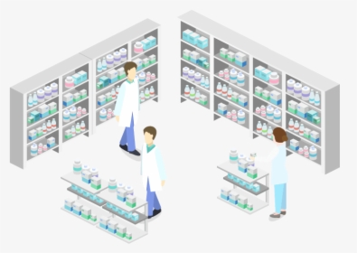 Long-term Care Pharmacy Solutions - Cartoon, HD Png Download, Free Download
