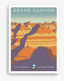 Grand Canyon Canvas - Grand Canyon See America Print, HD Png Download, Free Download