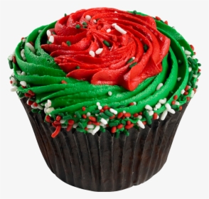 Christmas Cupcakes Png, Transparent Png, Free Download