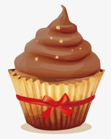 Transparent Cupcake Png Images - Cup Cake Coklat Vector, Png Download, Free Download
