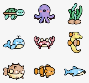 Sea Life Icon, HD Png Download, Free Download