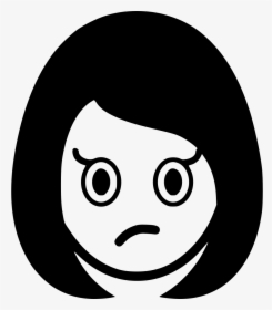 Girl Face Icon Png , Png Download - Girl Smile Icon Png, Transparent Png, Free Download