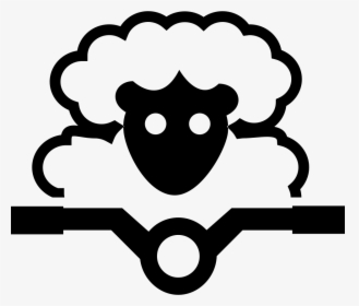 Transparent Sheep Face Clipart - Sheep Icon White, HD Png Download, Free Download