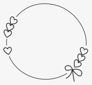 Border Frame Wreath Circle Round Doodle Freetoedit - Doodle Circle Frame Png, Transparent Png, Free Download