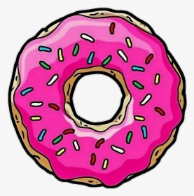 #tumblr #donut #homer #simpsons - Simpsons Donut, HD Png Download, Free Download