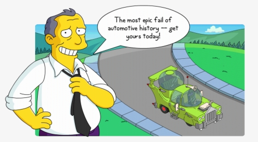 Gil Deal The Homer - Homer Simpson's Car Design, HD Png Download, Free Download