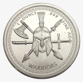 Aztec Warrior Silver Back - Silver State Coin, HD Png Download, Free Download