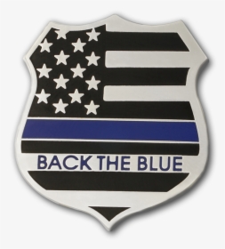 Custom Back The Blue Shield Blue Lives Matter Lapel - Back The Blue Png, Transparent Png, Free Download