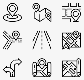 Navigation And Maps - Design Vector Icon, HD Png Download, Free Download