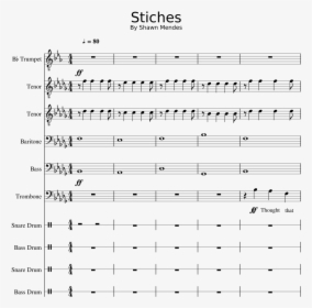 Stiches Sheet Music 1 Of 31 Pages - Stitches Clarinet Sheet Music, HD Png Download, Free Download