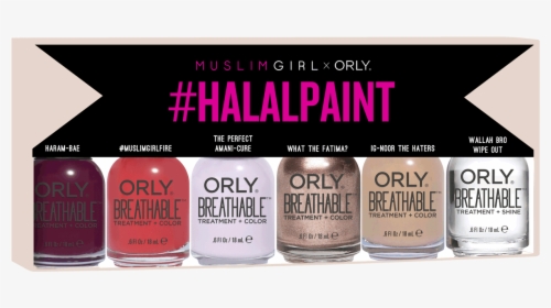 Orly Halal Nail Polish, HD Png Download, Free Download