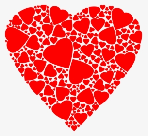 Red Hearts Within A Heart Png Image - Hearts Within Hearts, Transparent Png, Free Download