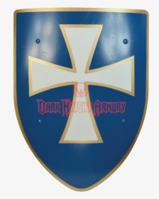 Transparent Knight Shield - Blue Shield With White Cross, HD Png Download, Free Download