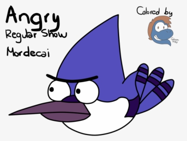 Transparent Mordecai Png - Mordecai Regular Show Angry Birds, Png Download, Free Download